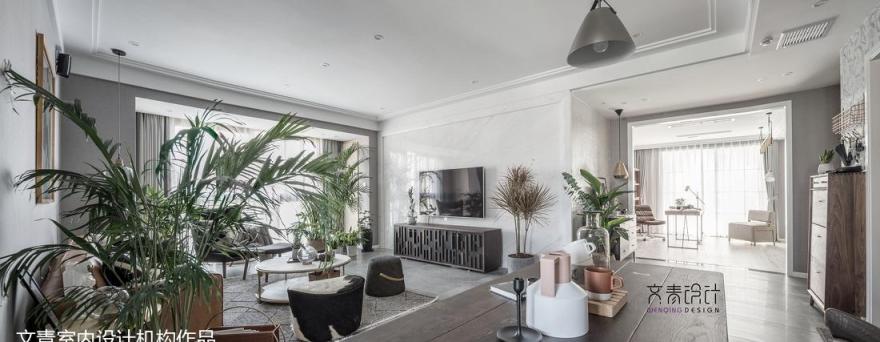 高级北欧风 175 平米摄影师家 | 绿色植物与黑白灰的完美融合-5