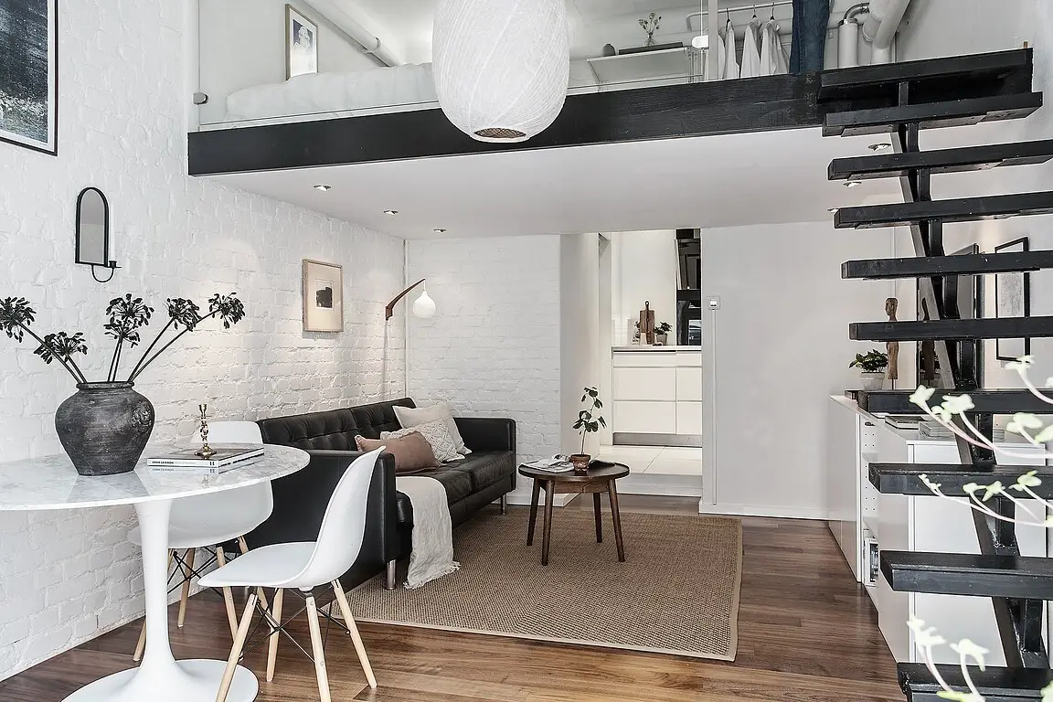 23 平米完美公寓，百年老建筑中的现代魅力-12