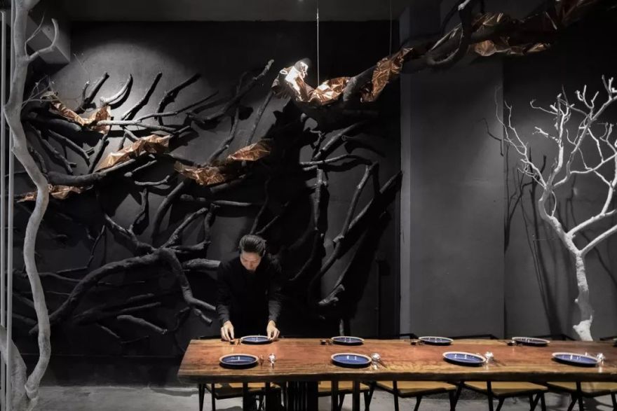 禅意空间 | “吾同”餐厅,演绎原始真我-29