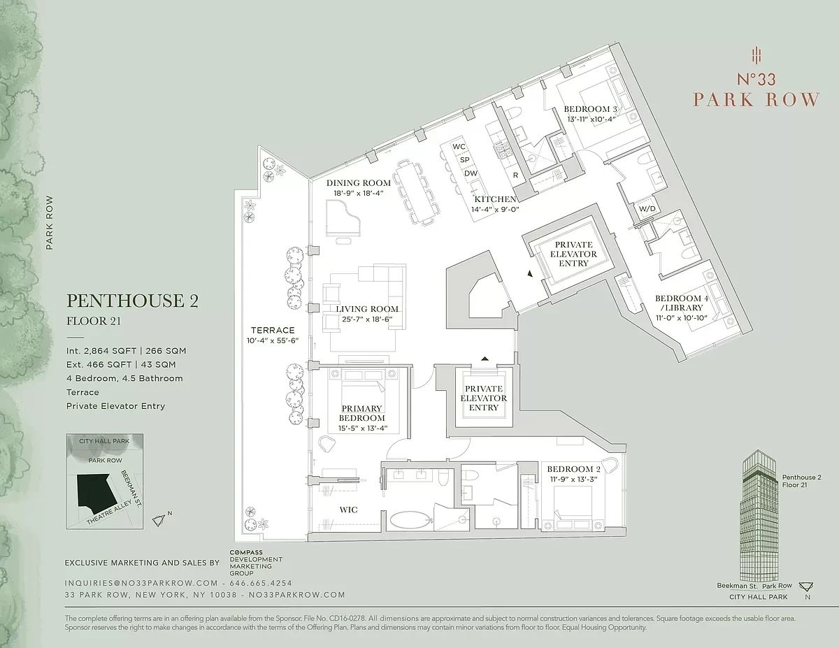 纽约顶奢豪宅 Park Row33丨黎巴嫩贝卡-56