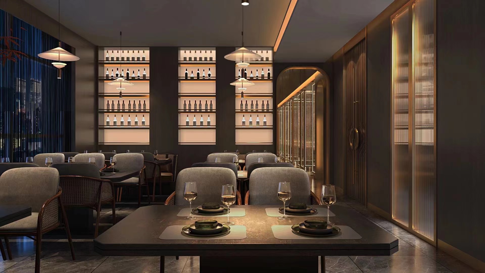 湘菜馆装修设计丨空间设计丨包厢雅间设计-5