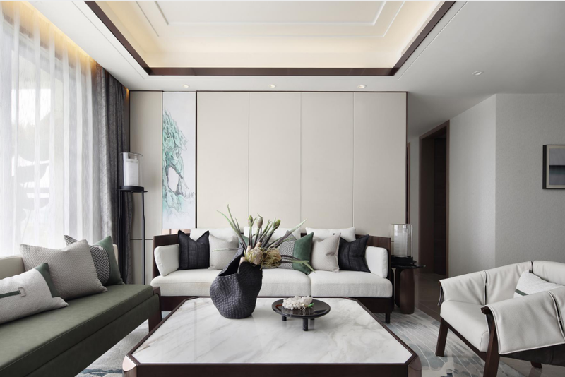 肇庆世茂滨江壹号样板间设计 | 空谷茗悠,知味赏韵-146