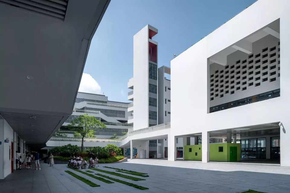 深圳前海三小(荔湾小学)- 高容高密校园的立体空间营造-24