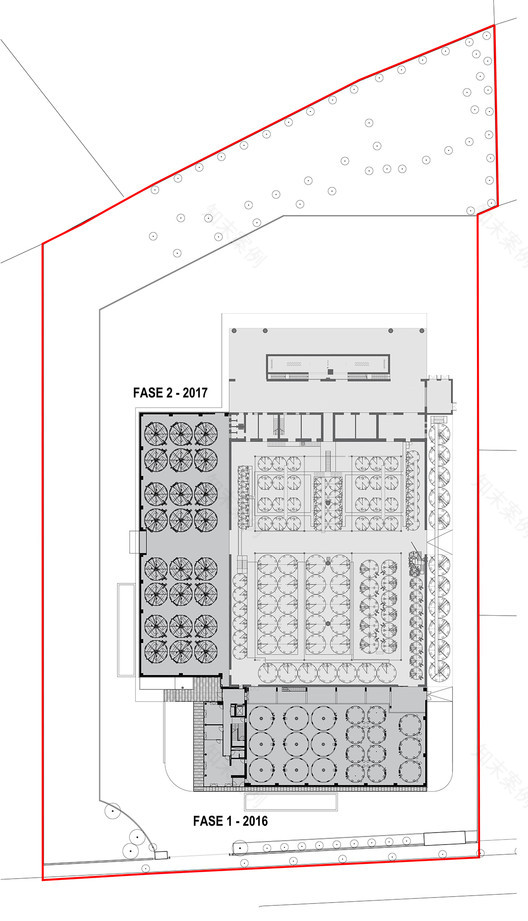绿色铝板打造的意大利酒庄扩建项目-13