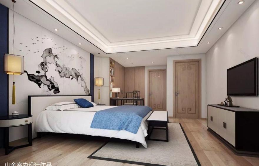 华瀚大湖公馆新中式禅意空间,展现东方美学魅力-21