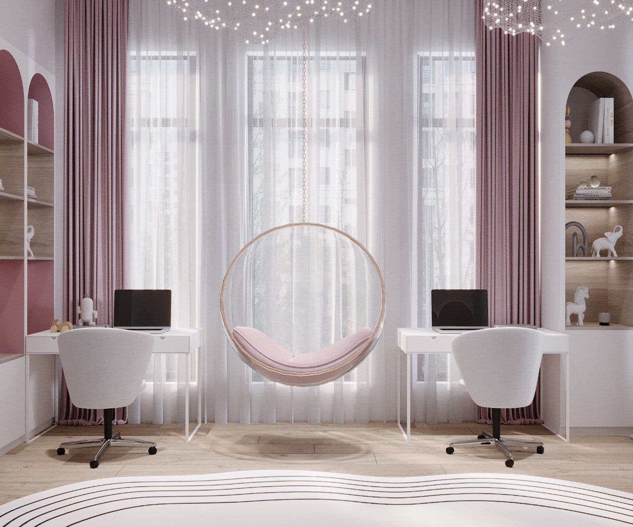 Girlbedroom 室内设计丨阿联酋-12