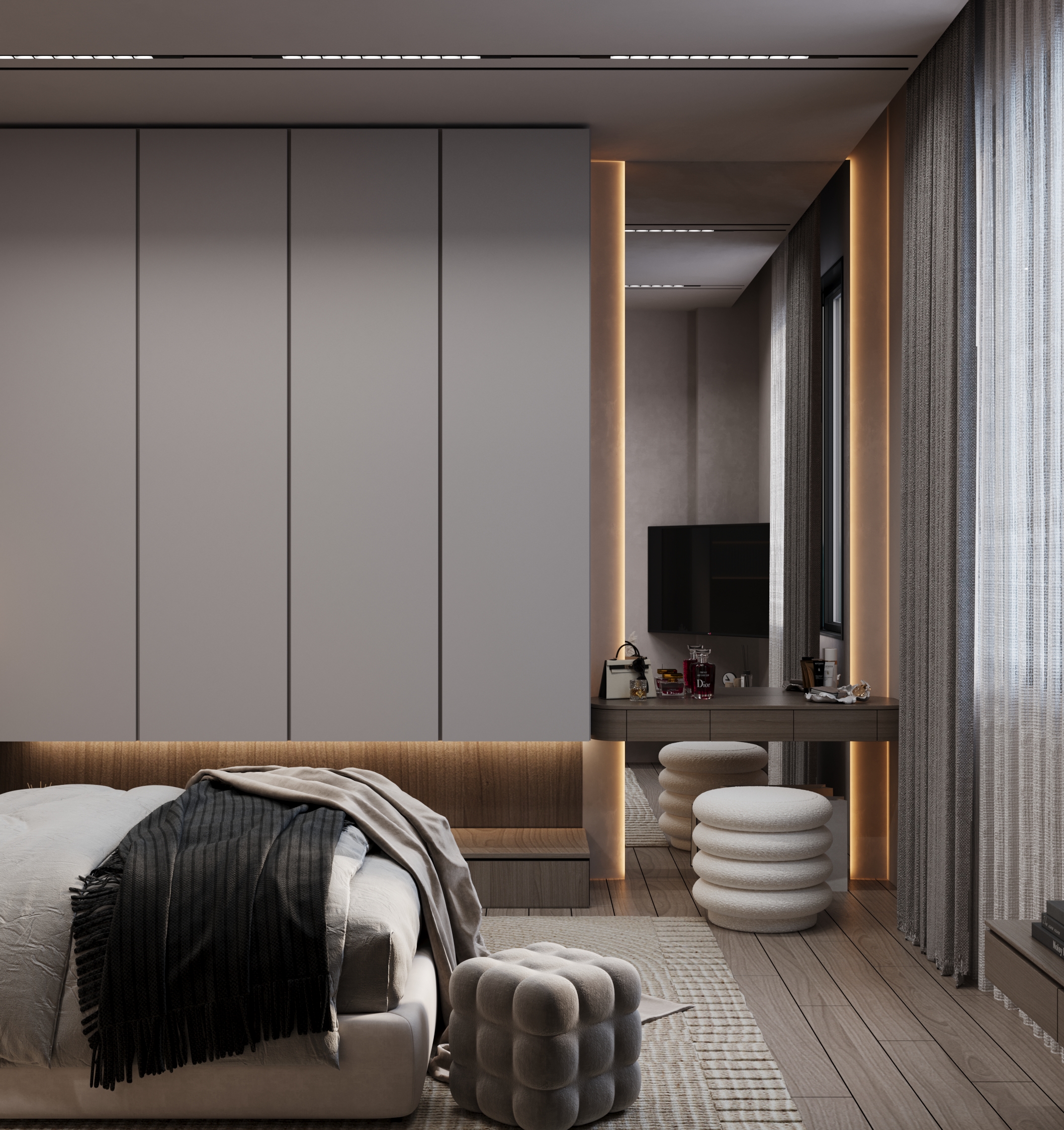 现代简约风卧室设计-5