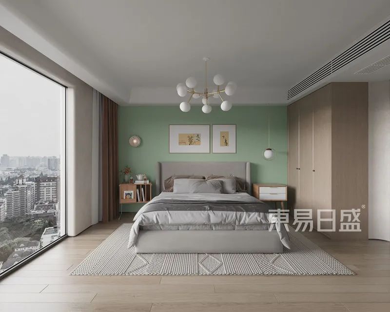 180顶层复式装修，温柔婉约奶油色-34