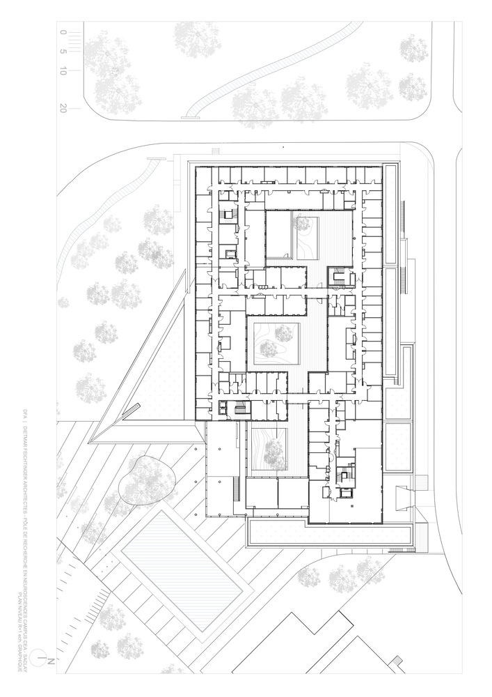 巴黎萨克雷神经科学研究所丨法国巴黎丨Dietmar Feichtinger Architectes-60