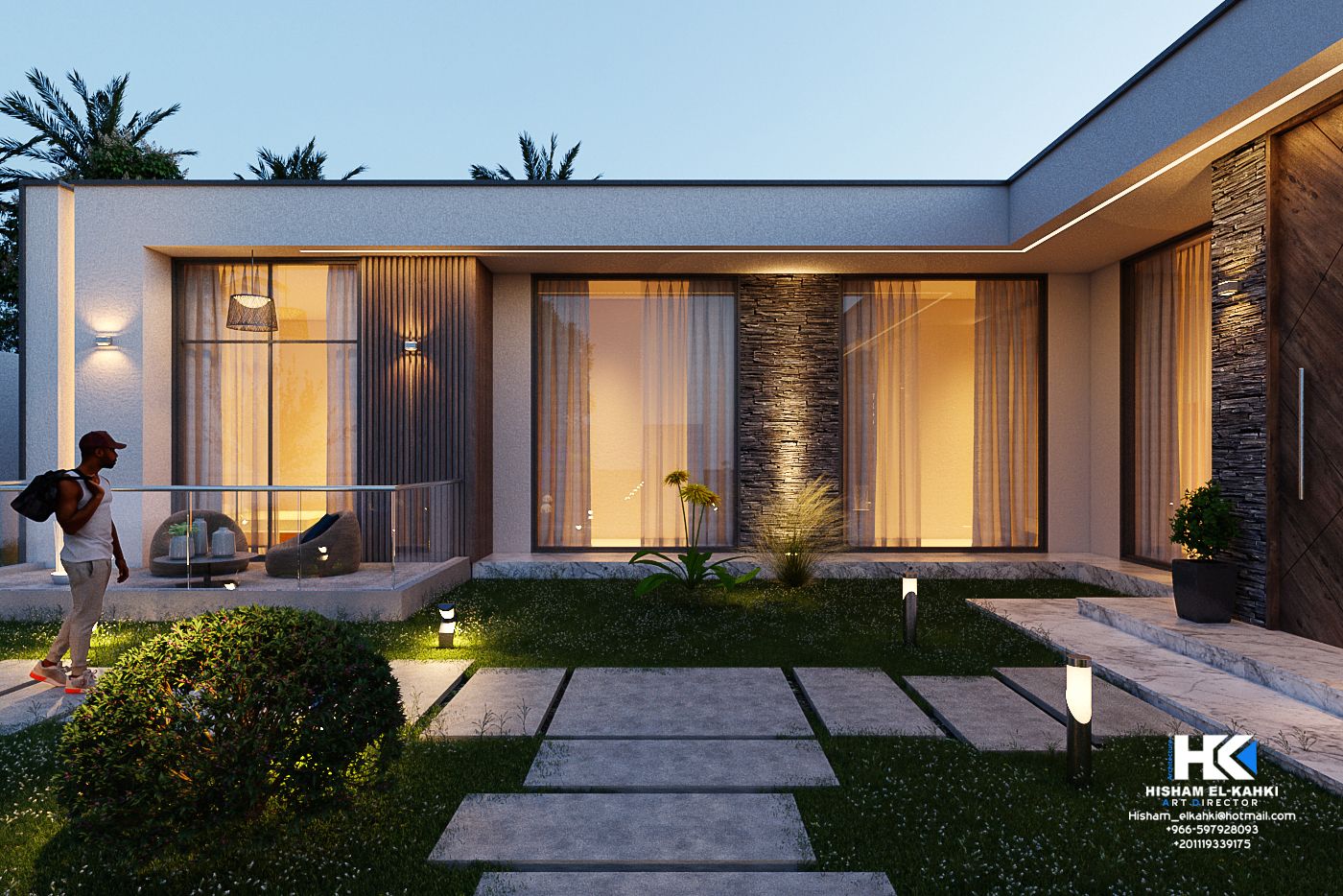 One floor residential chalet-12