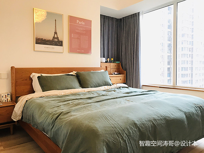 万科理想城原木北欧软装案例-10