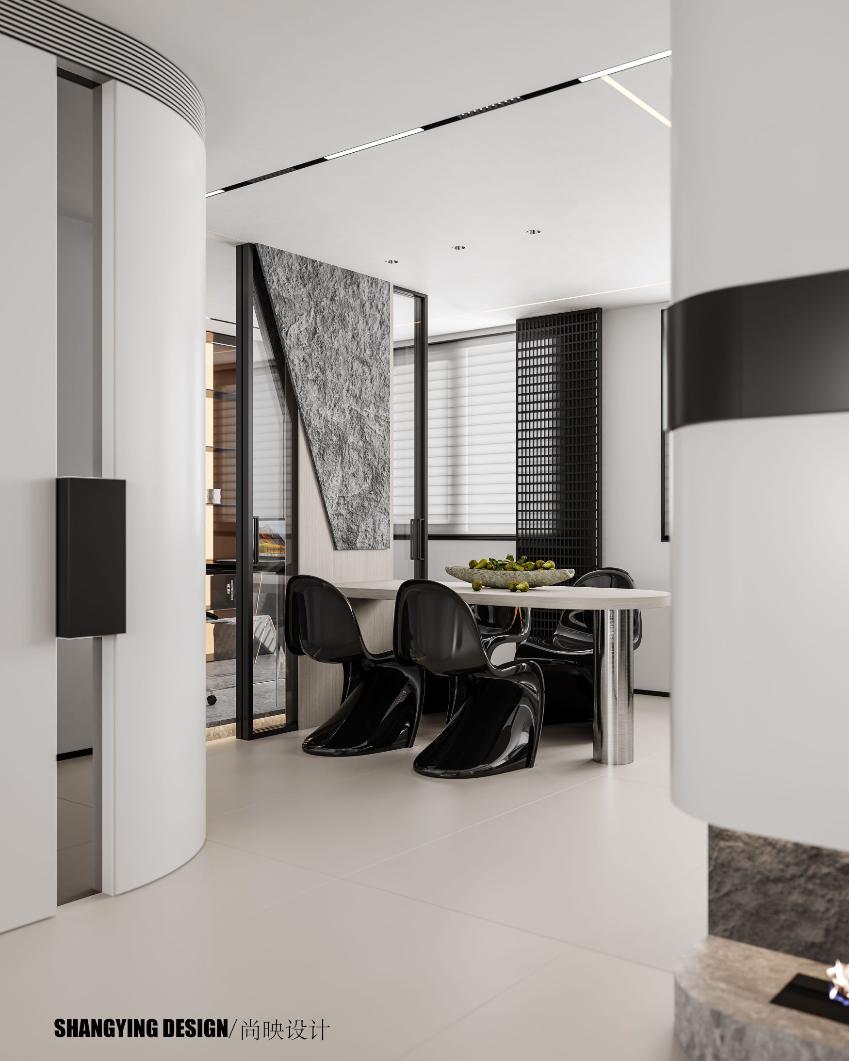 效果图|现代家装空间-0