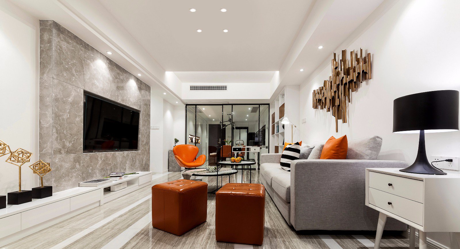 福州世欧王庄 3#03型现代简约样板间-5