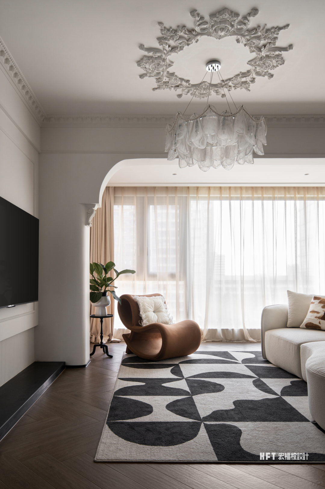 140㎡浪漫法式，化bug为highlight，激发对生活的感知 | 宏福樘设计-24