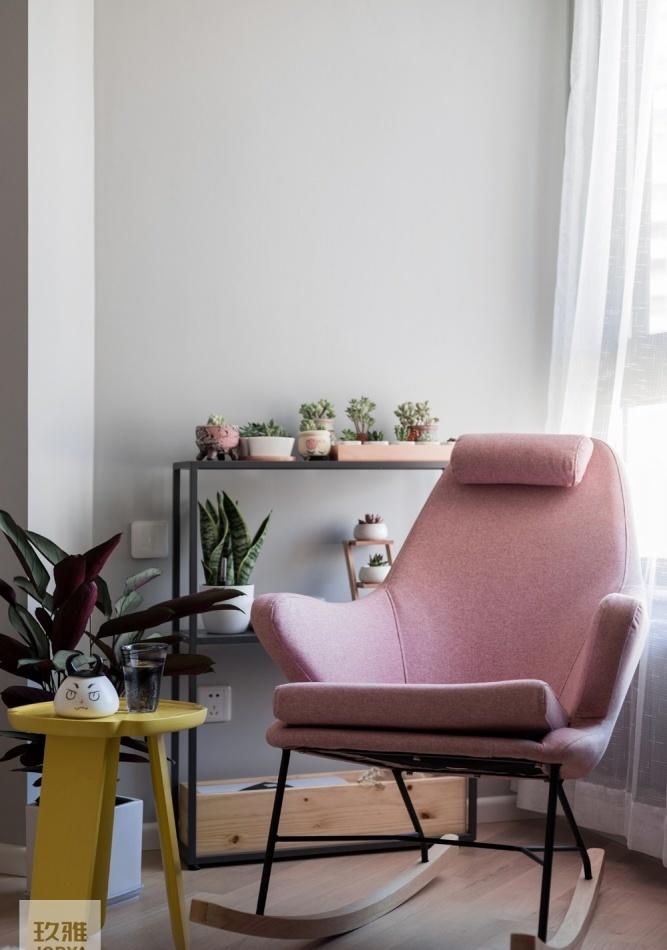 马卡龙色系的甜蜜空间-51