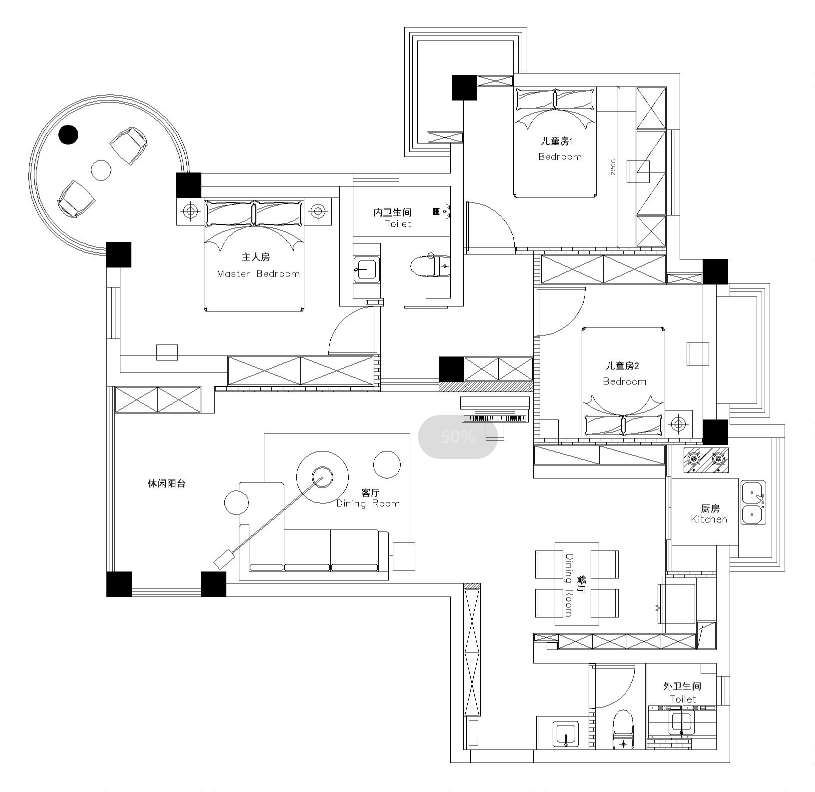 都市雅居 · 常州新北 120m²亲子空间设计丨中国常州-8