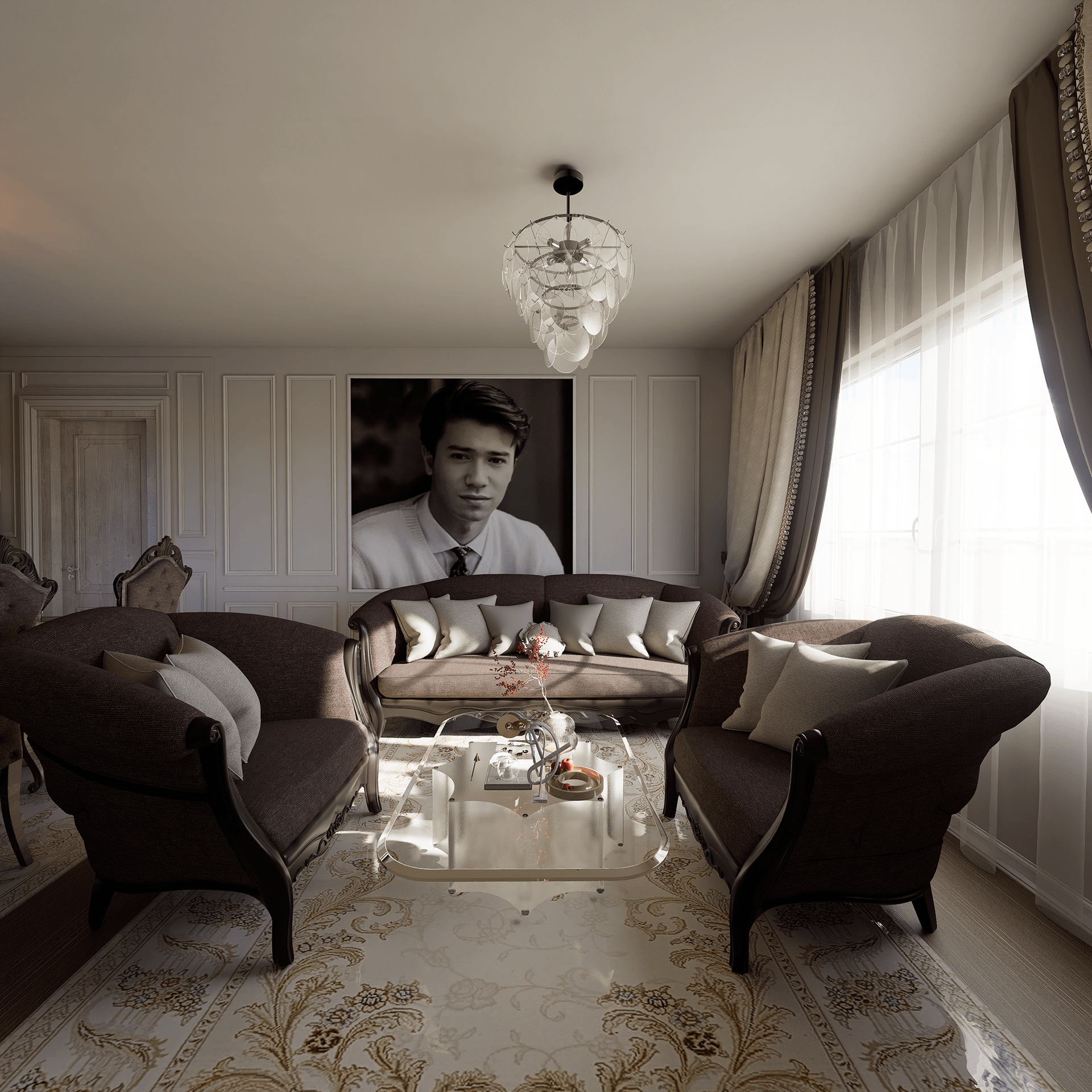 Dining Room Interior Design | 3ds Max + Corona-1