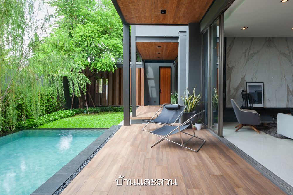 แบบบ้านสไตล์โมเดิร์น ดีไซน์สวยเด่น สำหรับผู้มองหาแบบสร้างบ้าน - บ้านและสวน-10