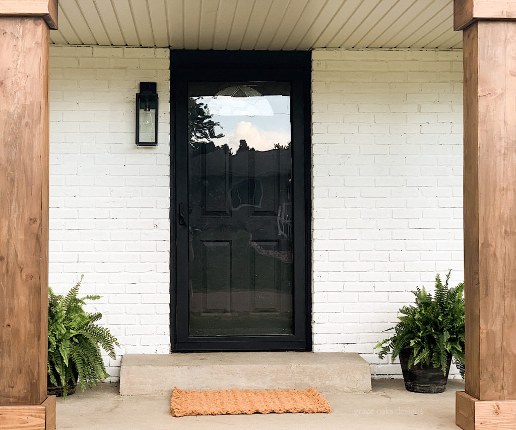 EXTERIOR REFRESH - WOOD SHUTTERS & PORCH COLUMNS | ORC WEEK 6 - Grace Oaks Designs-32