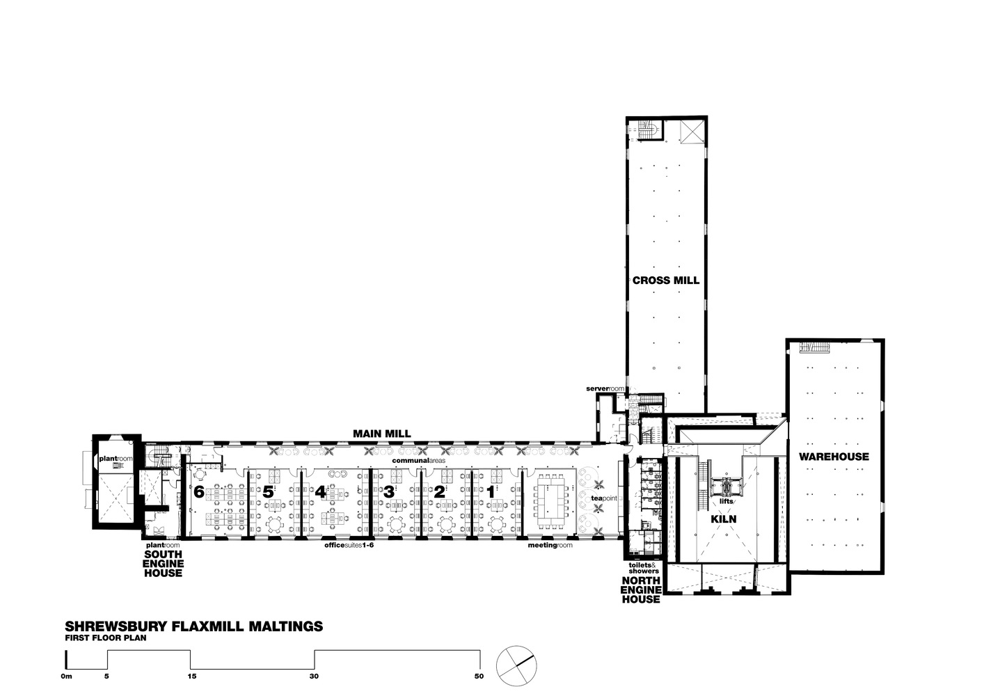 "重获新生的 Shrewsbury Flaxmill Maltings | 创新与传统的完美结合"-23