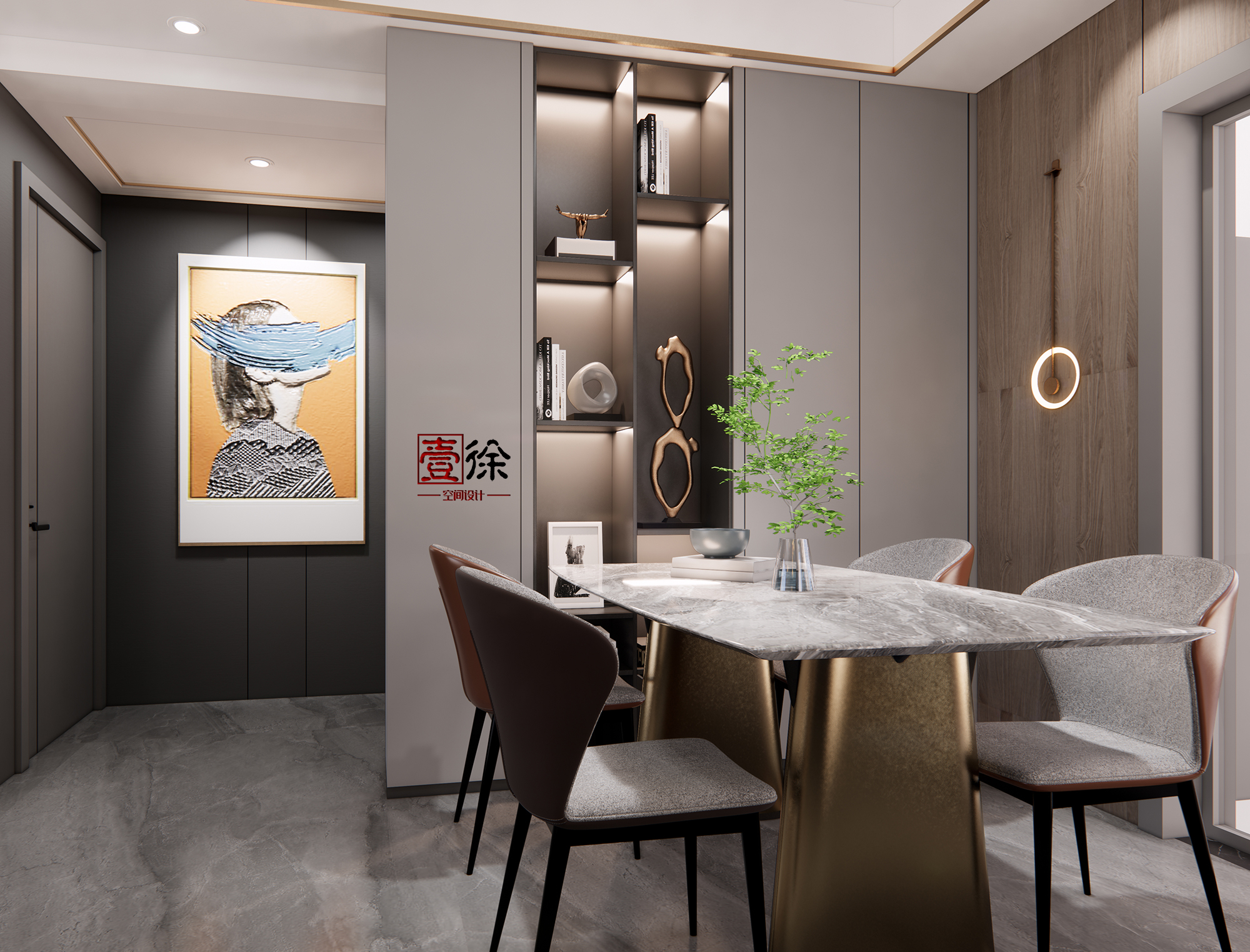 福鼎碧桂园现代轻奢平层设计丨壹徐设计-21