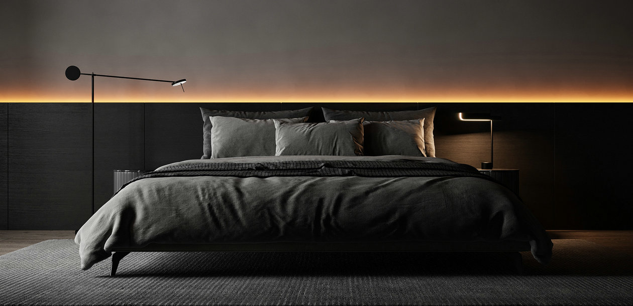 黑色系小空间公寓设计 超有设计感！-11