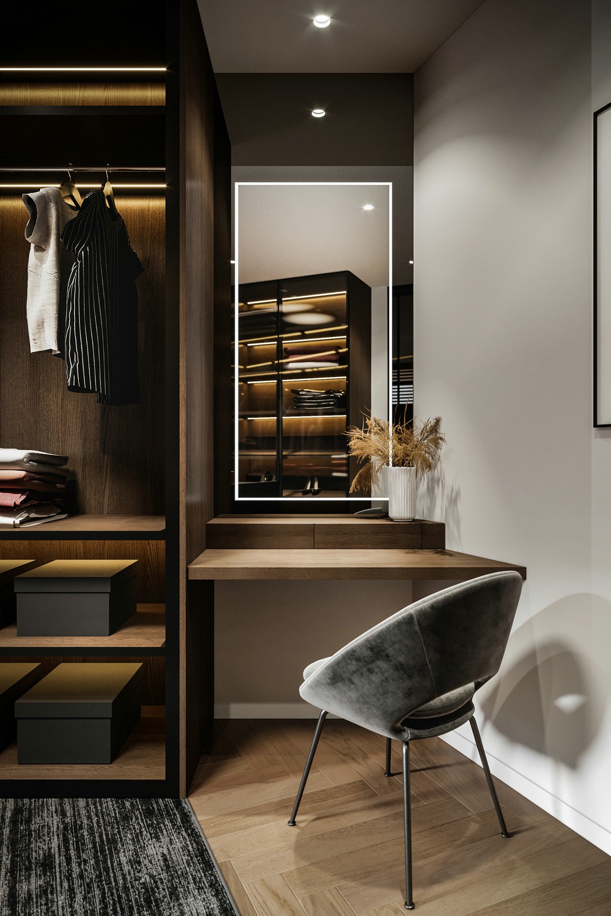 300㎡深色系公寓 邂逅怀旧时光，-8