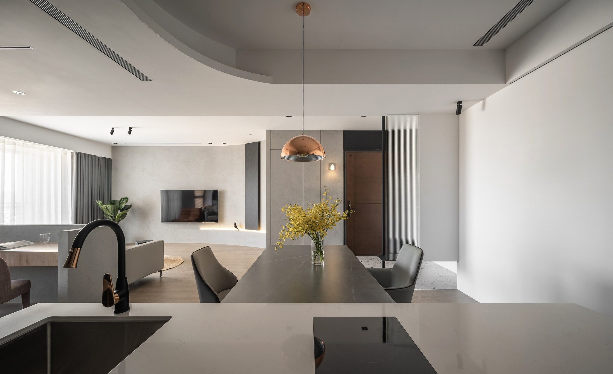 沐光设计 · 圆弧曲面打造柔软家居-9