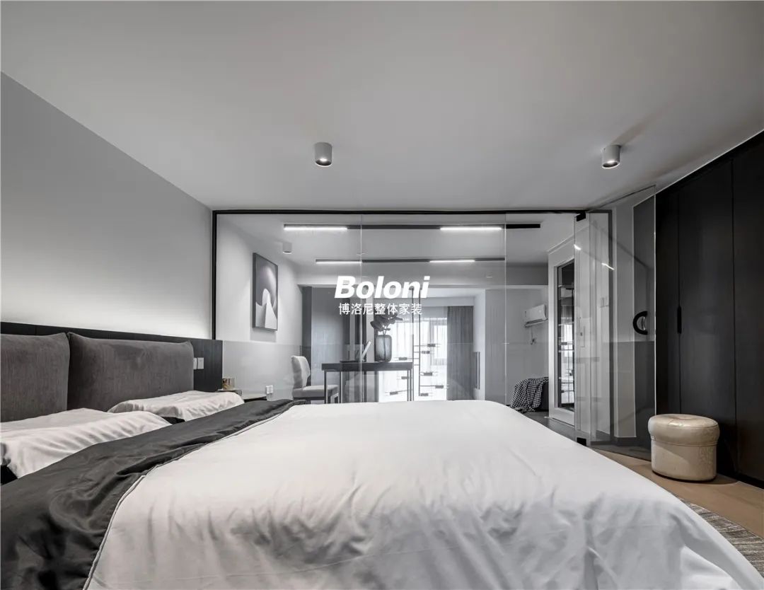 单身男子的 70㎡阳光 LOFT，现代简约风的逆袭-68