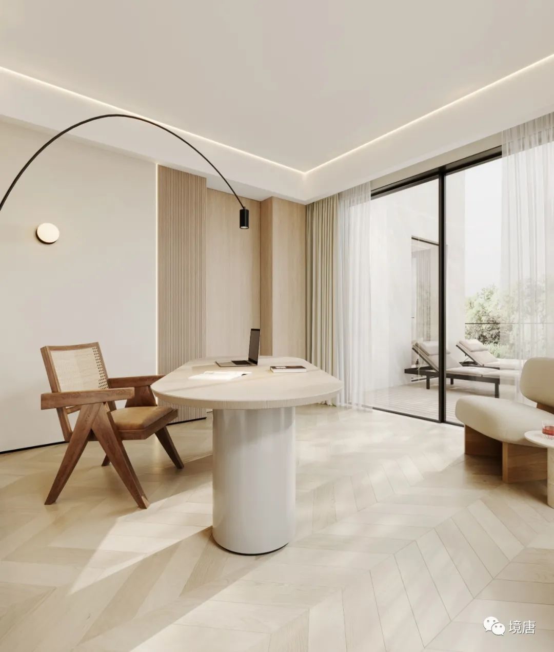 自然平和的浙江宁波别墅丨中国宁波丨境唐室内设计事务所-21