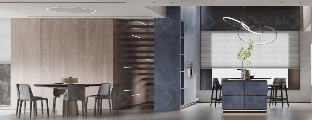 城市中心的山水秘境·金鸡湖复式别墅全案设计丨中国苏州丨bk蓝骑士建筑设计事务所-77