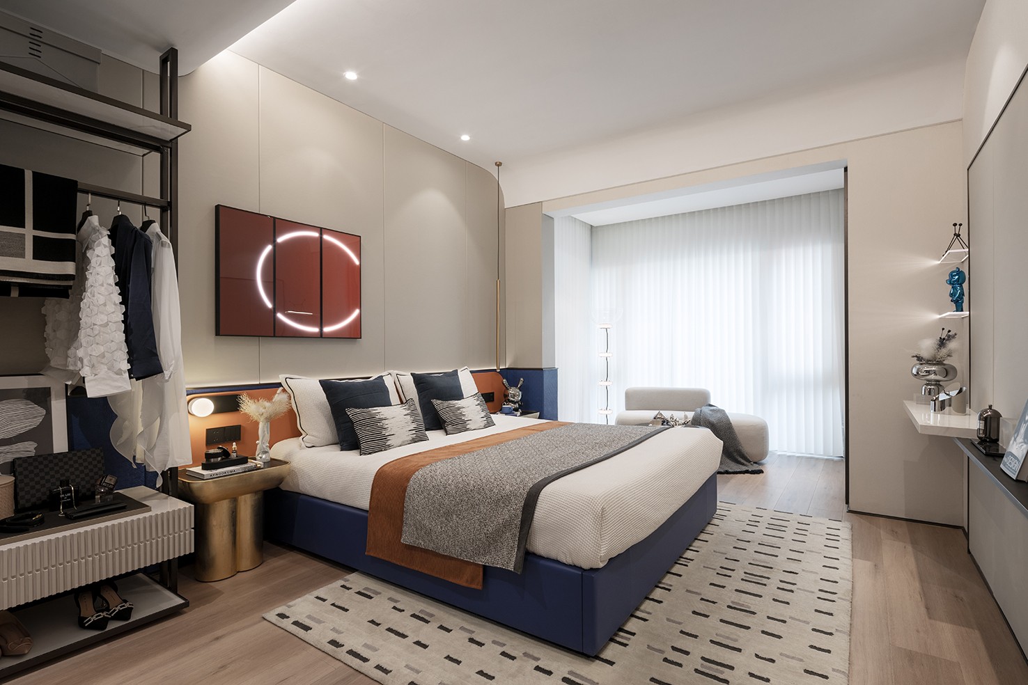 建业×滨河上郡样板间丨中国商丘丨河南素颜软装设计有限公司-16