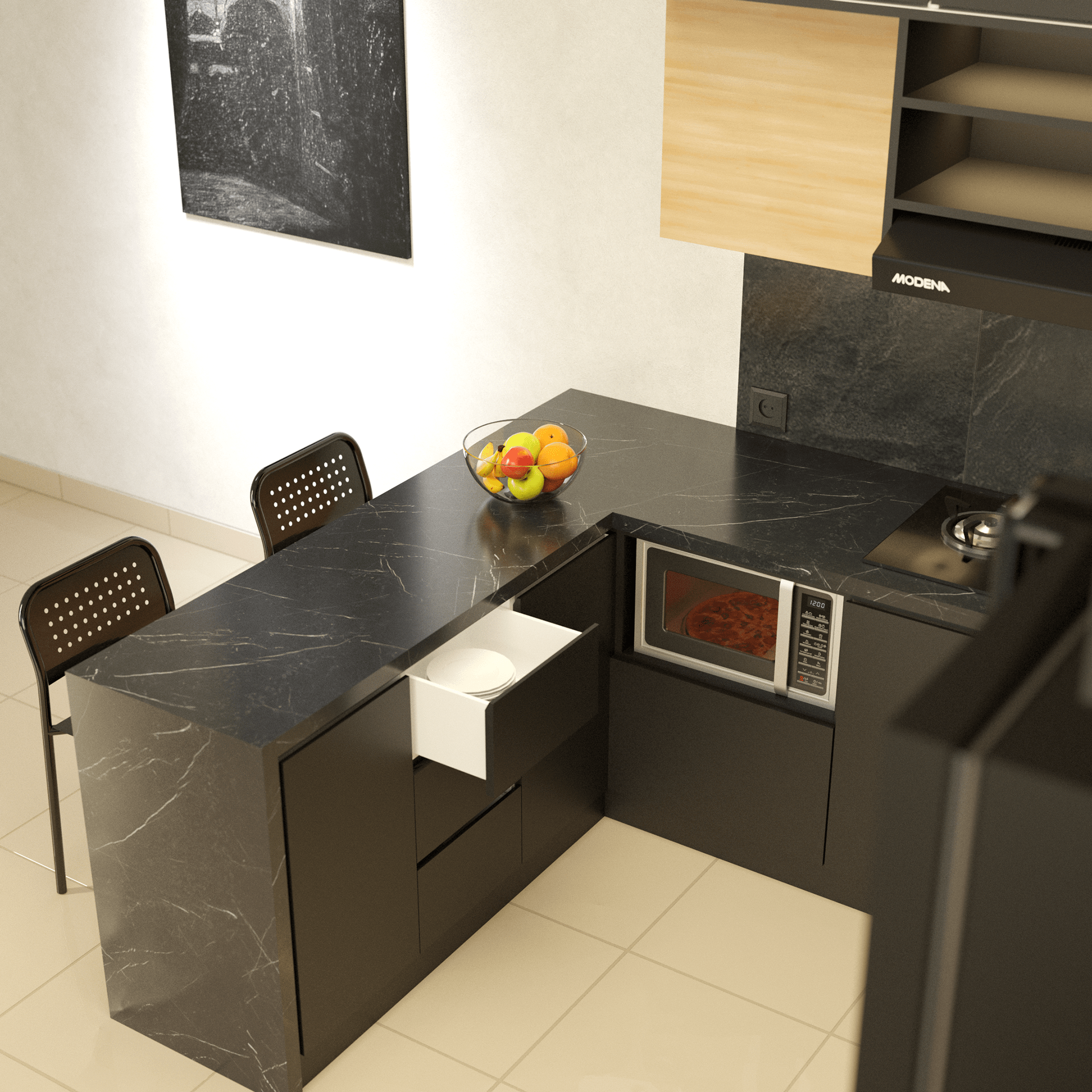 现代厨房套装 夫人·我丨印度-12