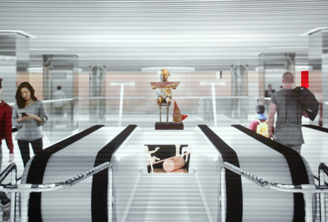 莫斯科地铁“Лианозово”站雕塑安置项目丨俄罗斯莫斯科丨Метрогипротранс公司-32