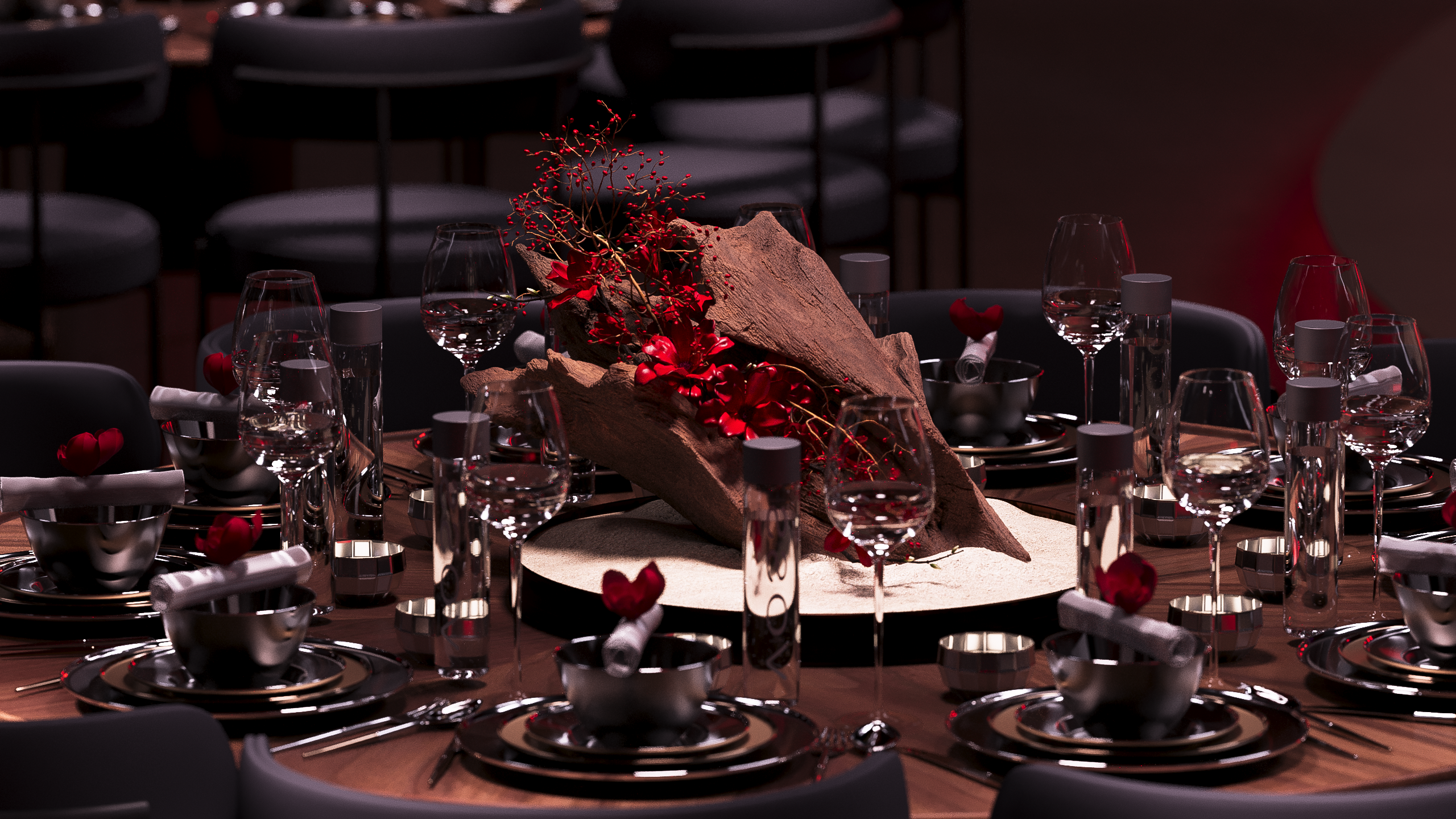 Red Light Wedding hall Design-11