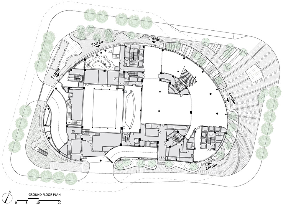 上海黄浦文化中心丨中国上海丨法国何斐德建筑设计公司-31