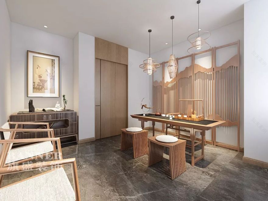 易木山居茶馆 | 现代风格中的中式韵味-44