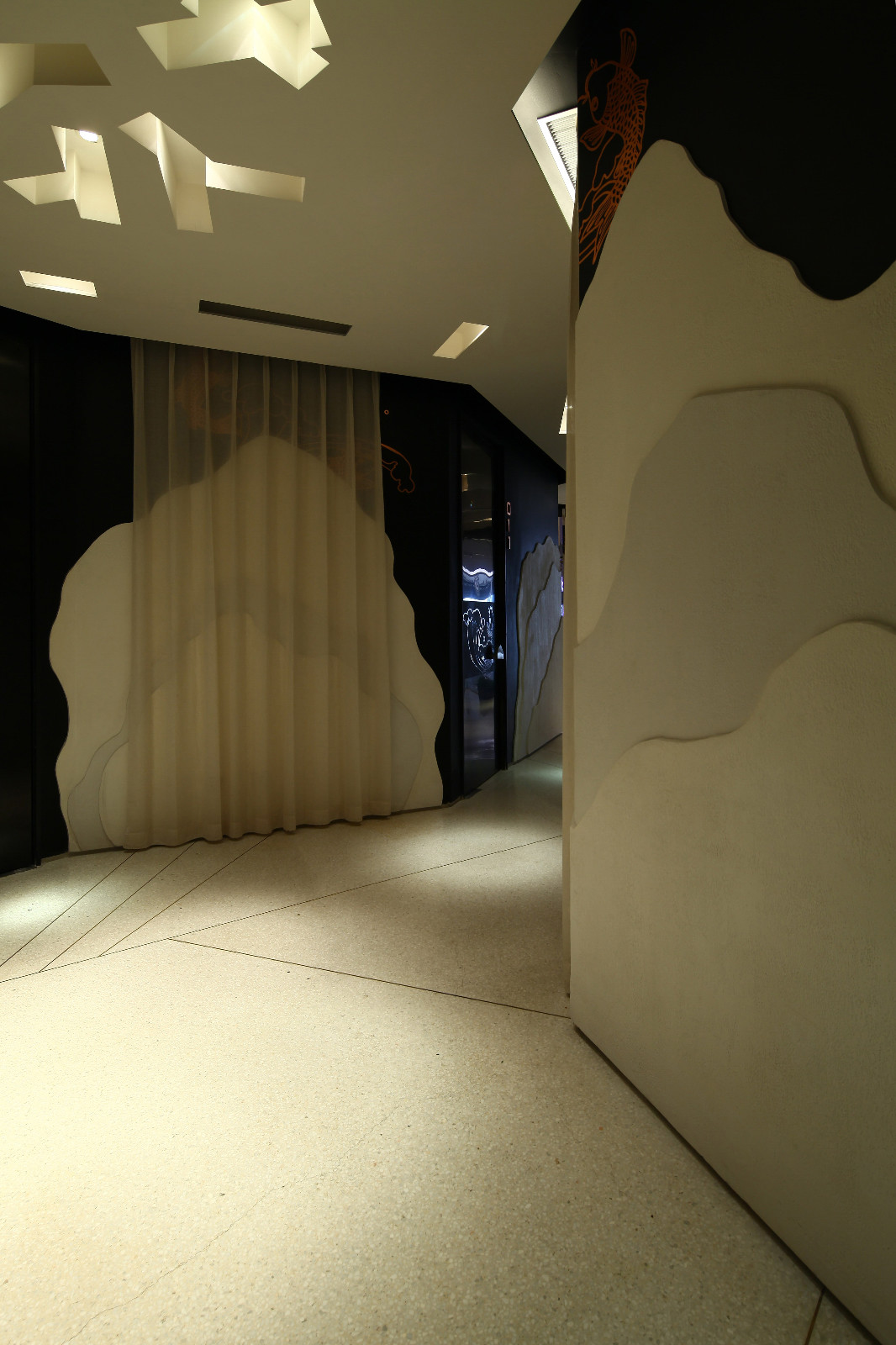 谷朴东北菜馆 | 简约黑白灰，打造健康餐饮空间-11