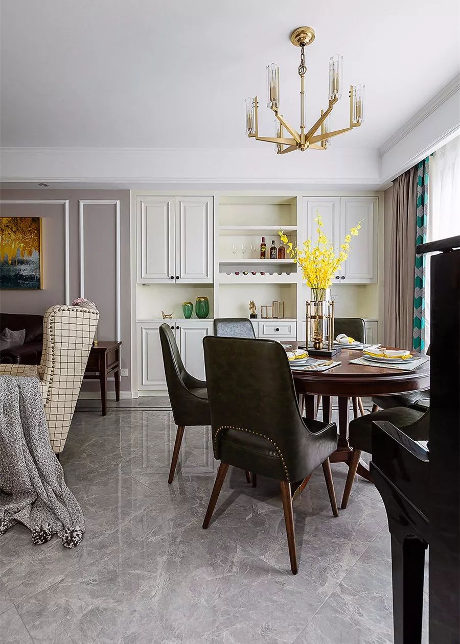 嵌入式餐边柜酒柜设计，实用与情趣两不误-34