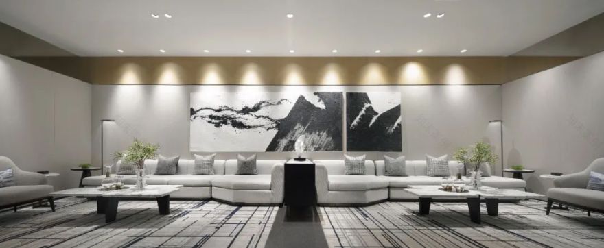 融创华北│郑州漫山艺术中心——东方水墨韵味的现代空间设计-34