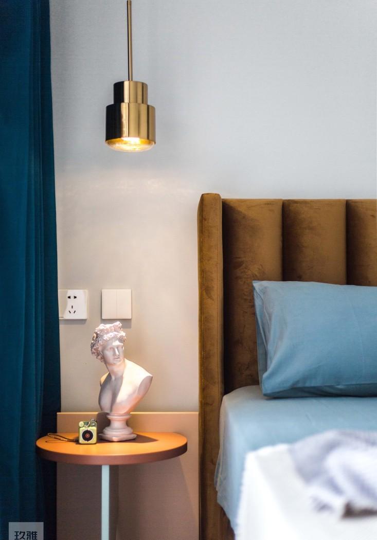 全能格局,珊瑚橘色点缀的玖雅平层设计-83