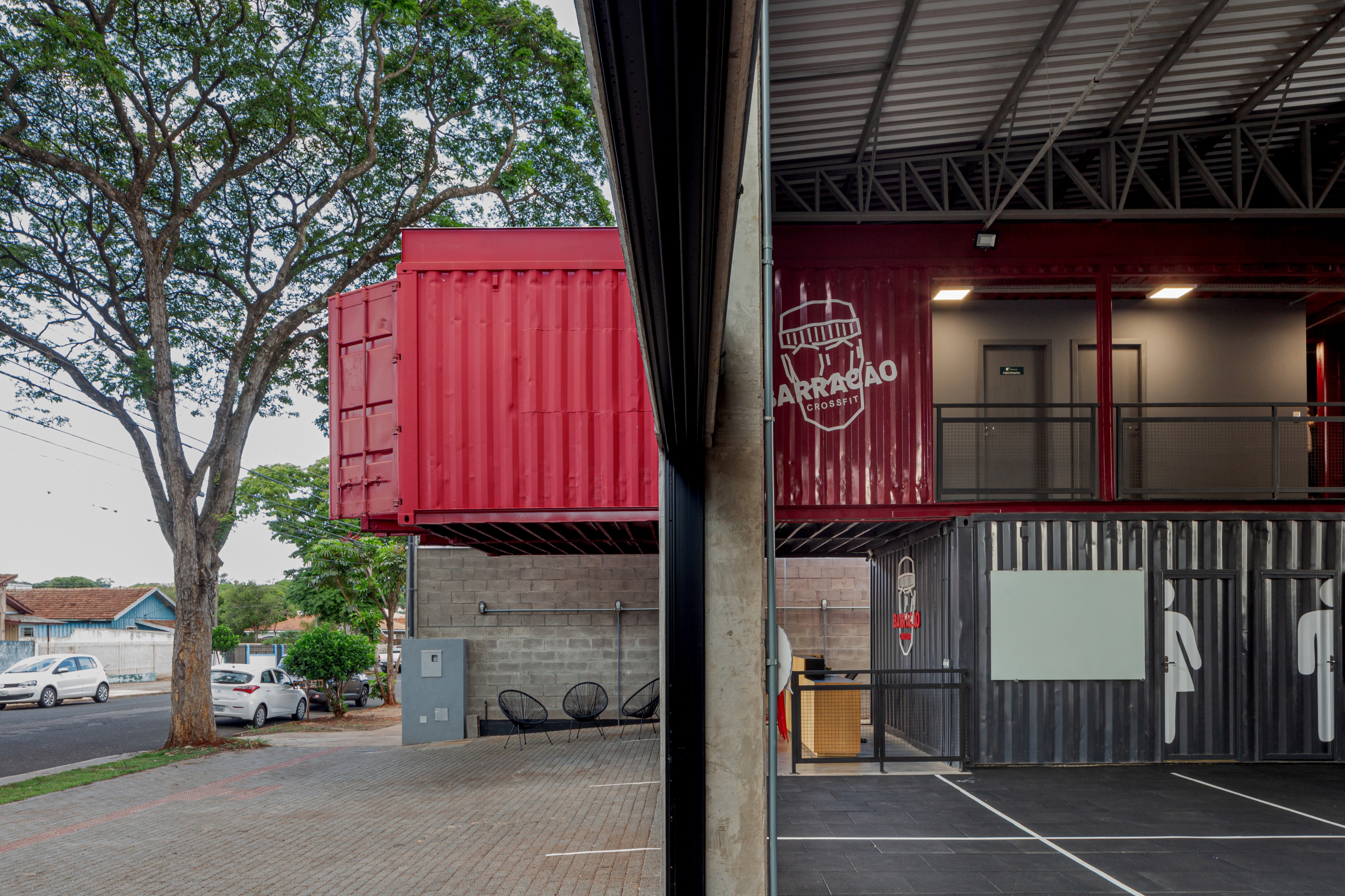 Crossfit Barracão 集装箱健身房设计-18