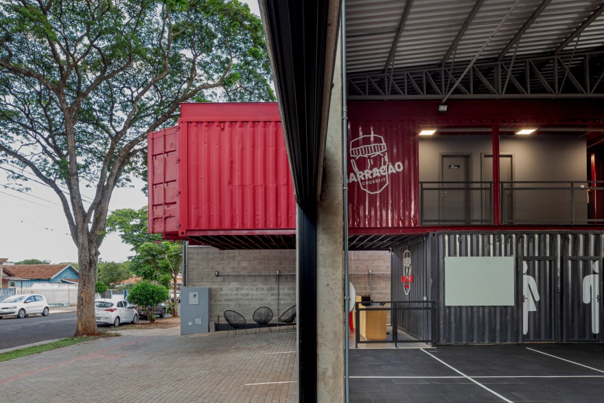 Crossfit Barracão 集装箱健身房设计-18