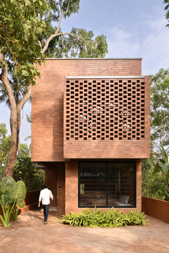 印度窄砖别墅丨Srijit Srinivas  ARCHITECTS-35