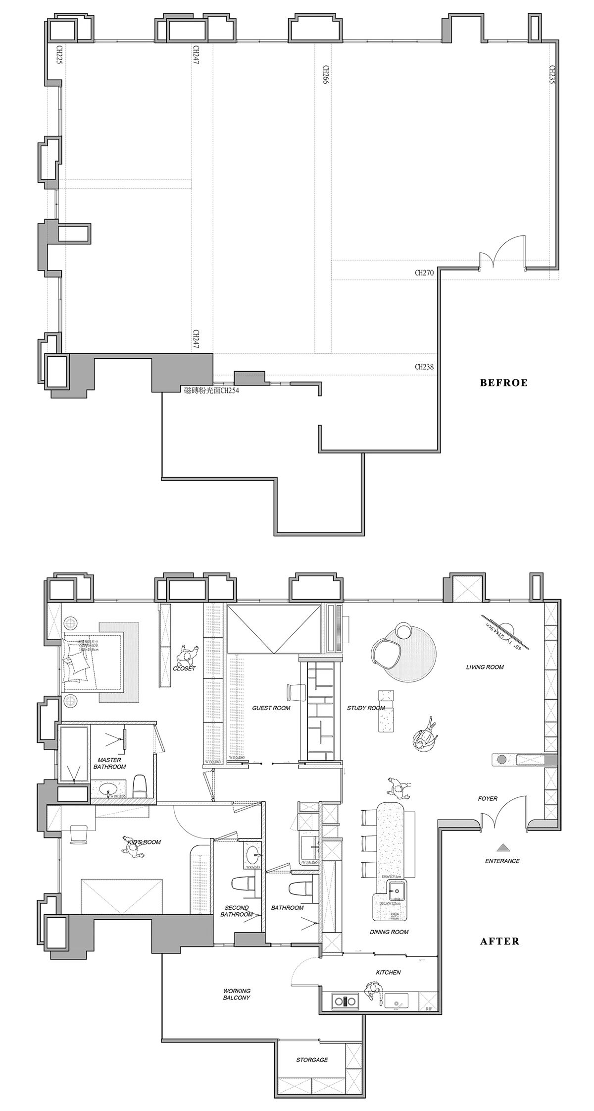 180㎡获奖豪宅设计-8