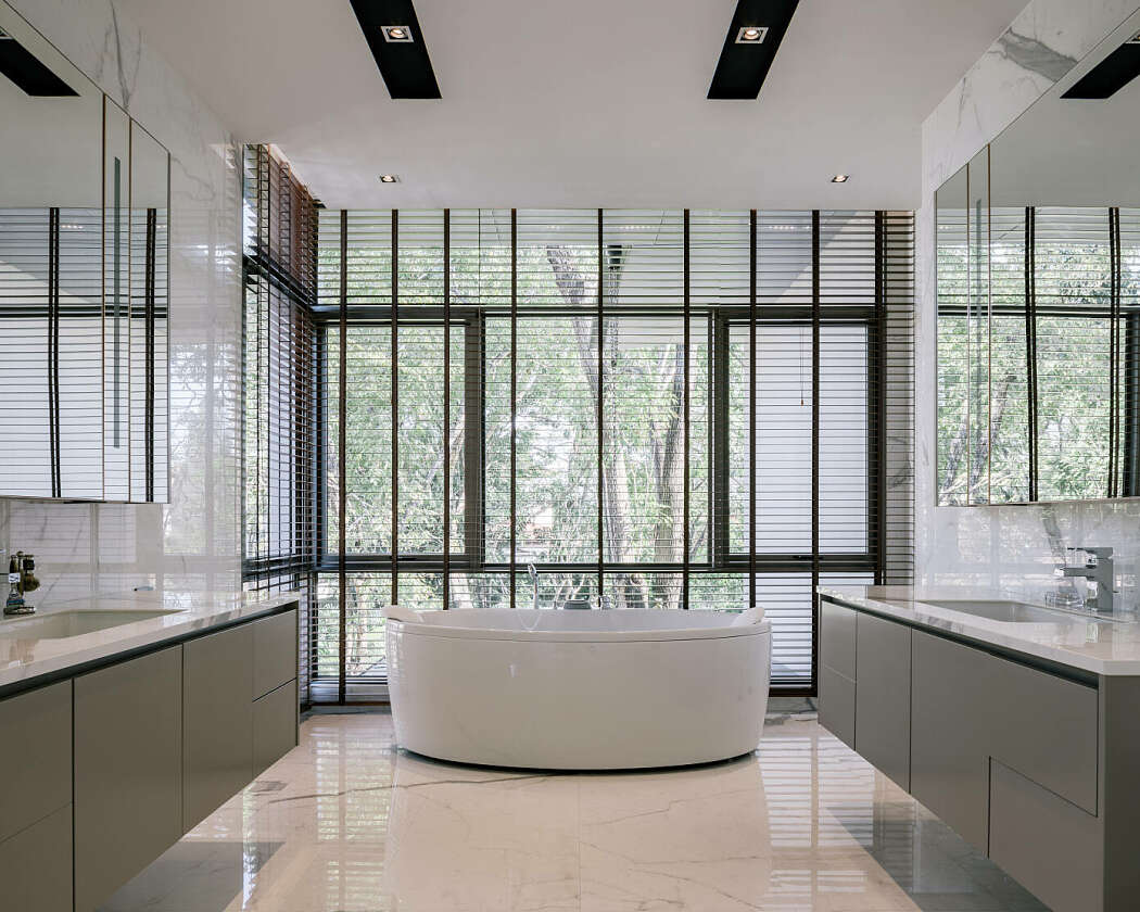 曼谷绿意住宅，诠释热带现代生活-7