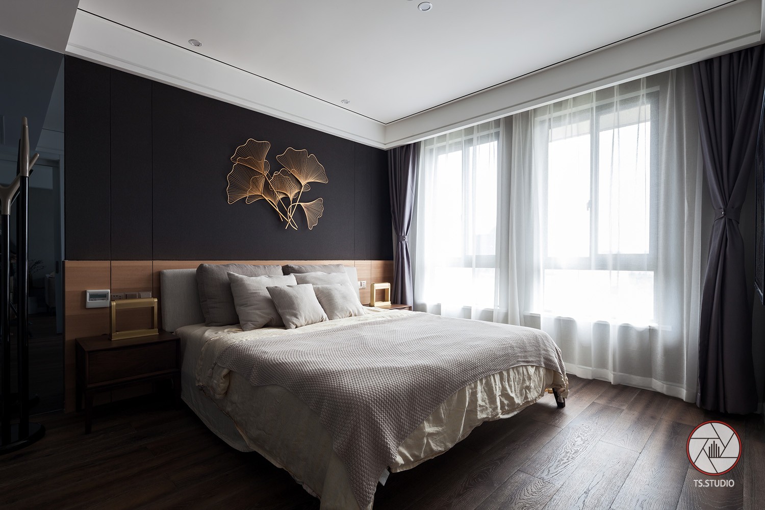 浙江现代轻奢住宅  嘉兴米卡装饰-12