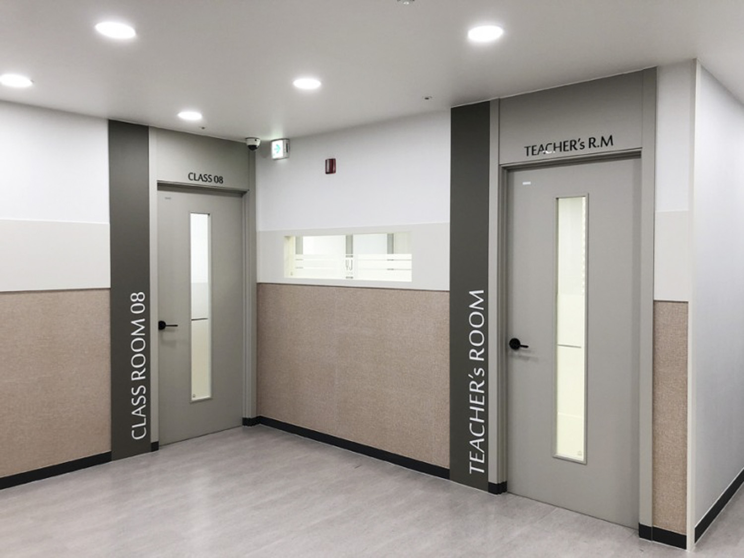 精致简约，100 坪韩国英语学院设计案例-11