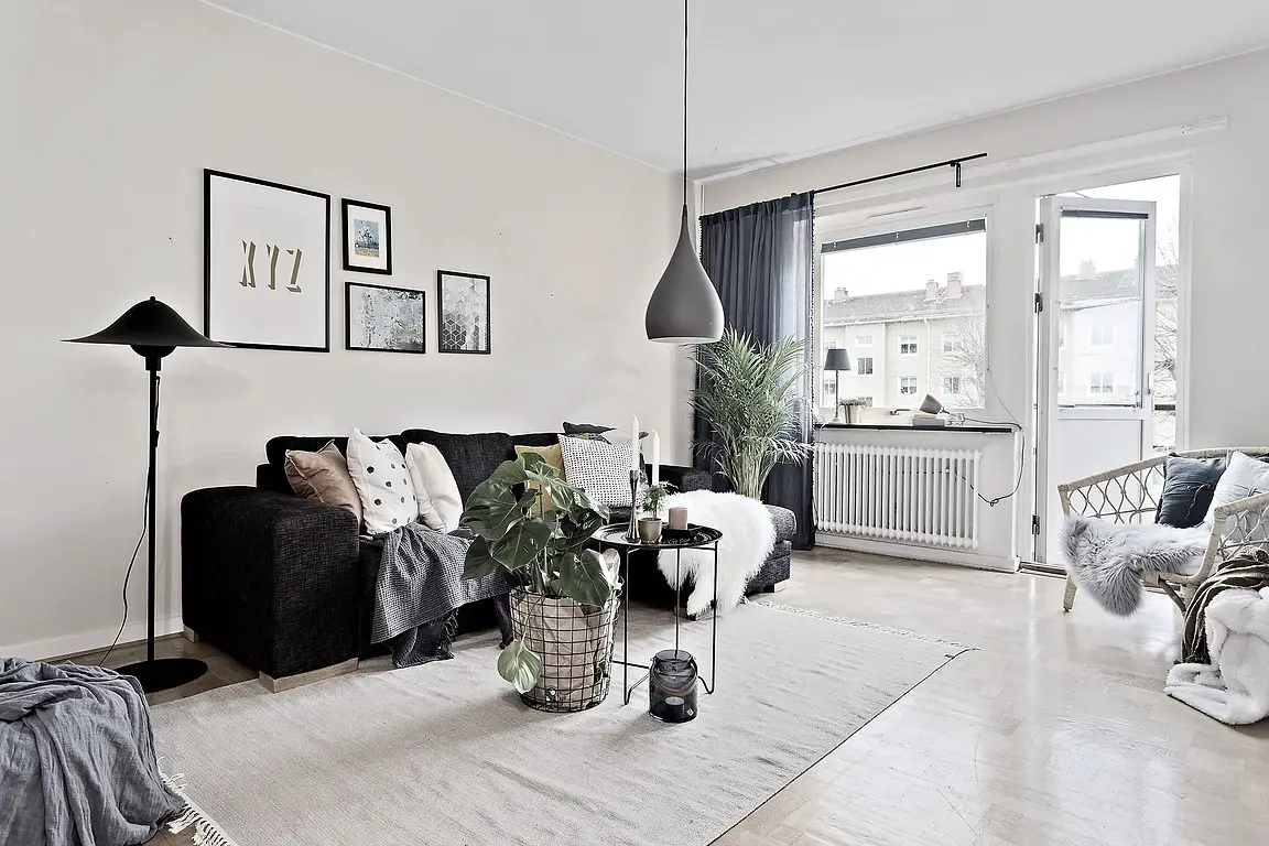 瑞典 47 号公寓的温馨冬季室内设计-36