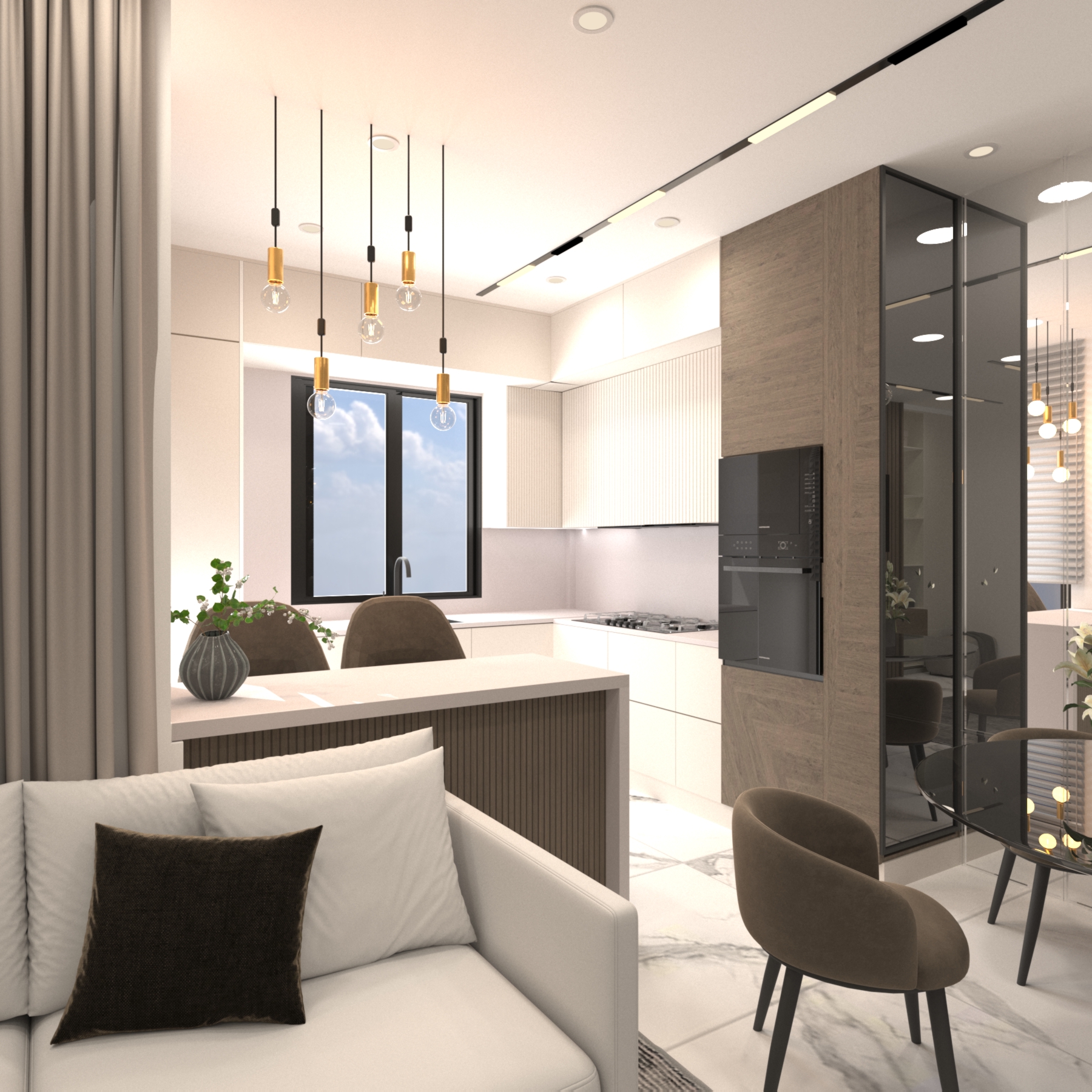 projet d'aménagement : living room-1